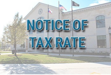 NOTICE OF TAX RATE 2025