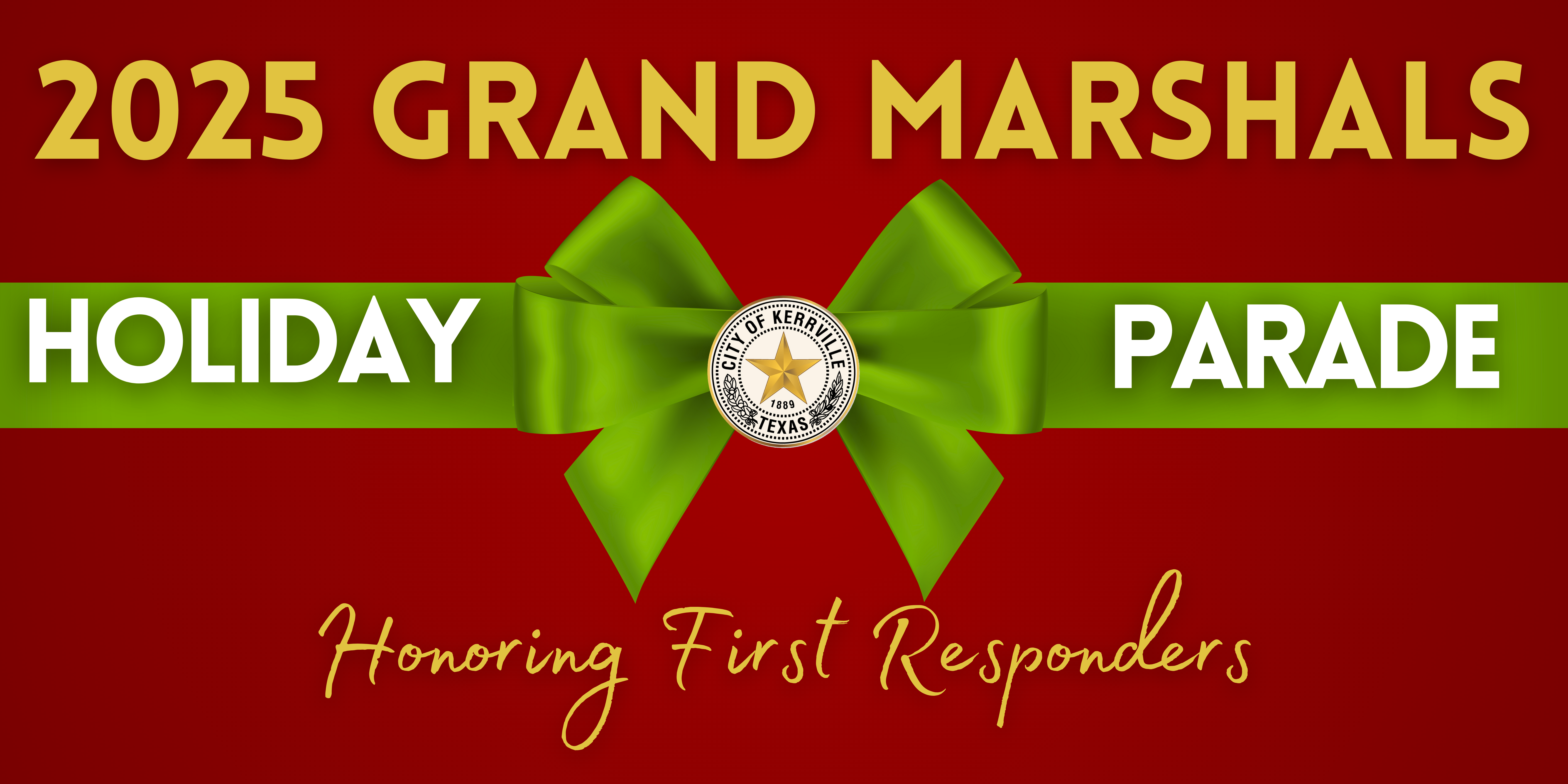 2025 grand marshals responders