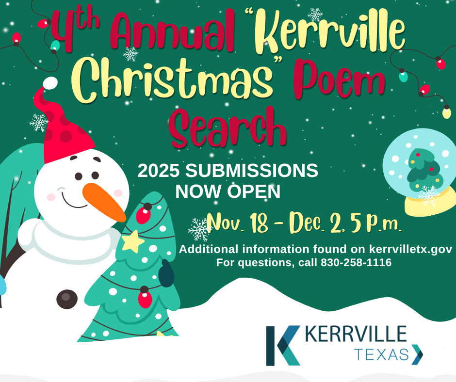 2025 KERRVILLE CHRISTMAS POEM SEARCH
