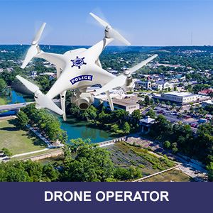 Drone flying over Kerrville